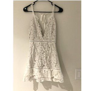 White Lace Tobi Formal Dress